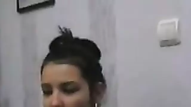 Cute girl showing off her ass to Tajik