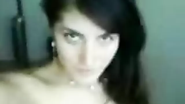 Passionate Tajik teen's intimate solo session